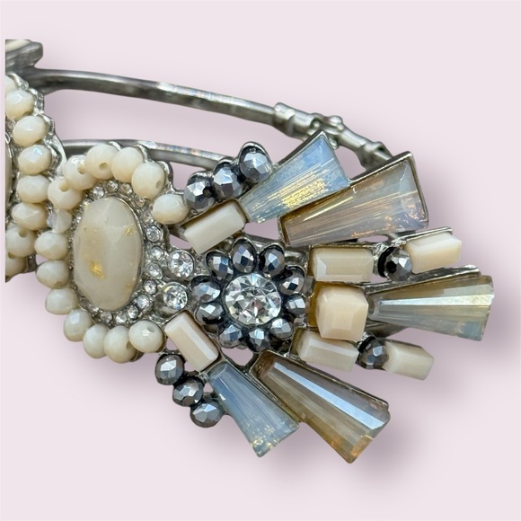 Beaded Statement Cuff Bracelet - Picture 3 of 6